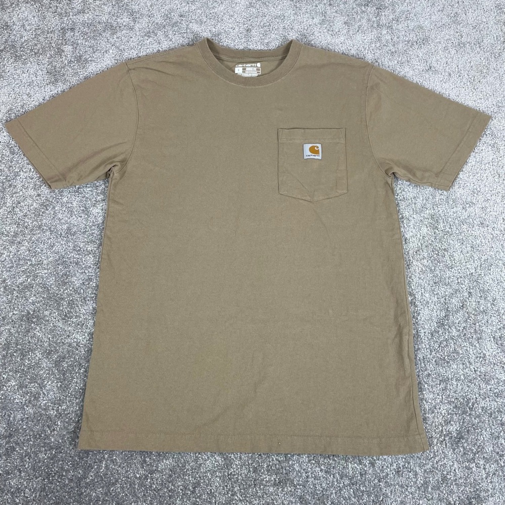 Carhartt T Shirt Mens Small Loose Fit Pocket Iconic K87 Heavyweight Cotton Work